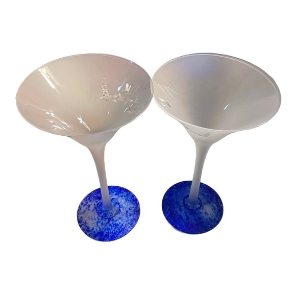 Grey Goose Dining Grey Goose Vodka 2 Frosted Martini Glasses Clear